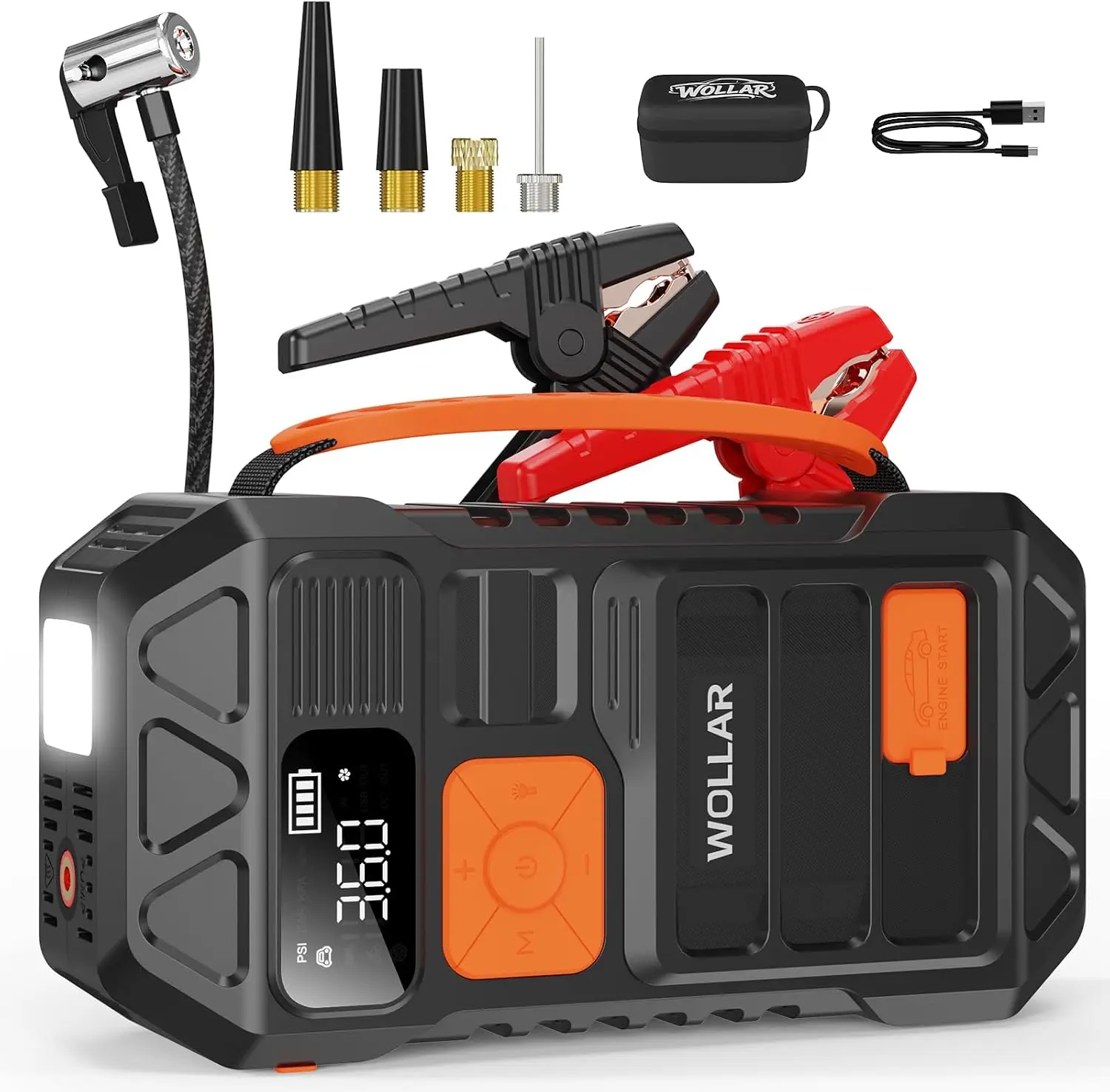 Portable Jump Starter - Urządzenie do uruchamiania pojazdów z kompresorem