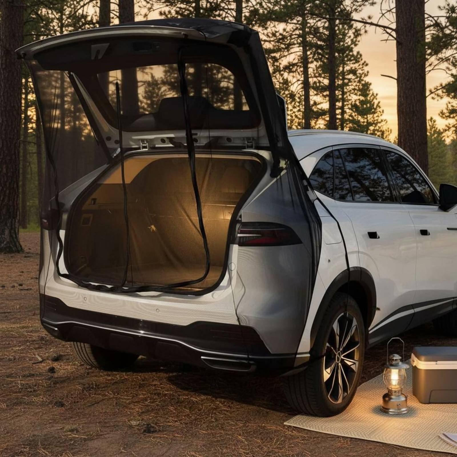 Car Accessories For Camping - Siatka na tylną drzwię, moskitiera, namiot