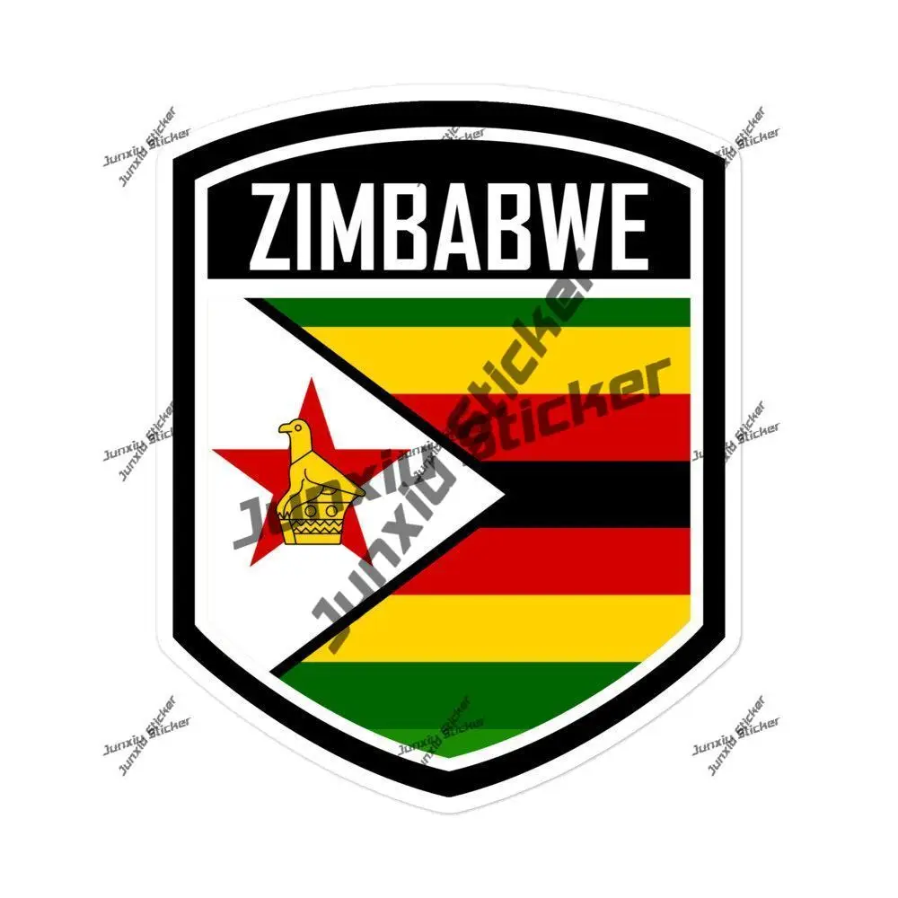 Car Accessories Zimbabwe - Naklejki Zimbabwe Flaga Zimbabwe Emblemat Naklejki