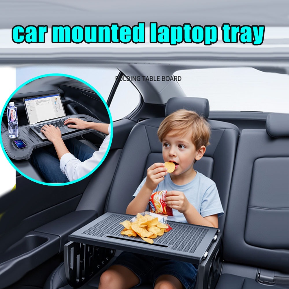 Car Accessories For Camping - Składana tacka na laptopa do samochodu,