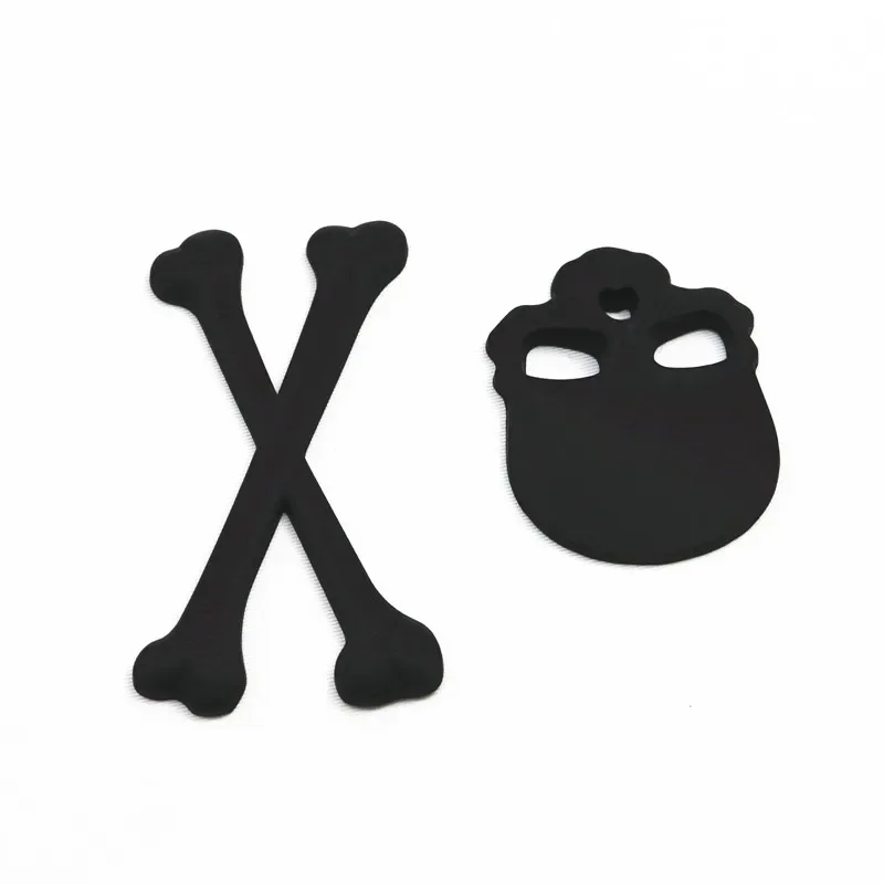 Car Accessories Sticker - Naklejka na motocykl, emblemat czaszki, odznaka,