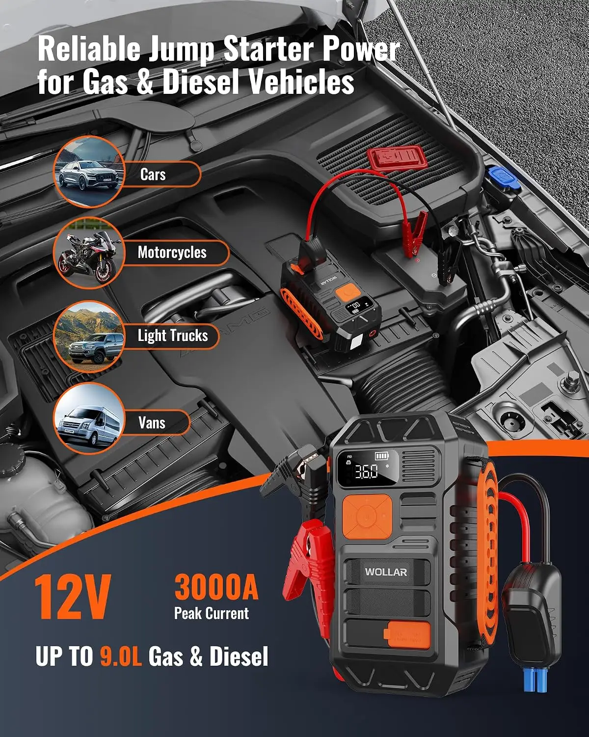 Urządzenie do uruchamiania poj – Portable Jump Starter recenzja i cena