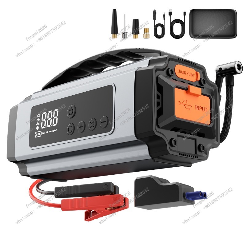Przenośna pompka do opon samoc – Portable Jump Starter recenzja i cena