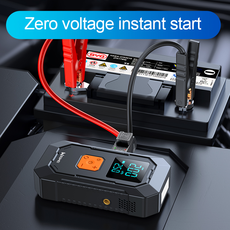 Rozrusznik Samochodowy z Pompą – Portable Jump Starter recenzja i cena