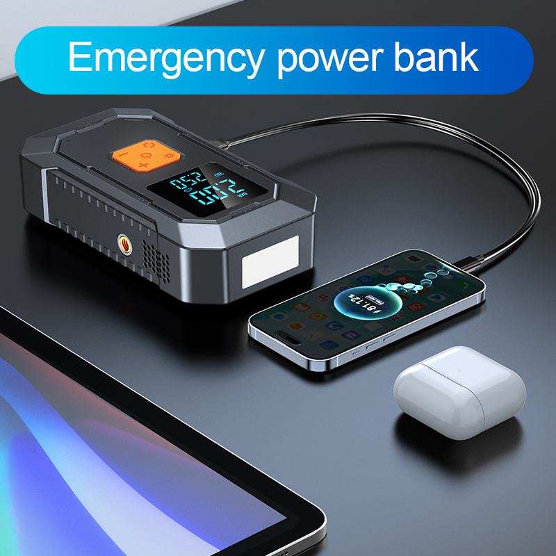 Rozrusznik Samochodowy z Pompą – Portable Jump Starter recenzja i cena