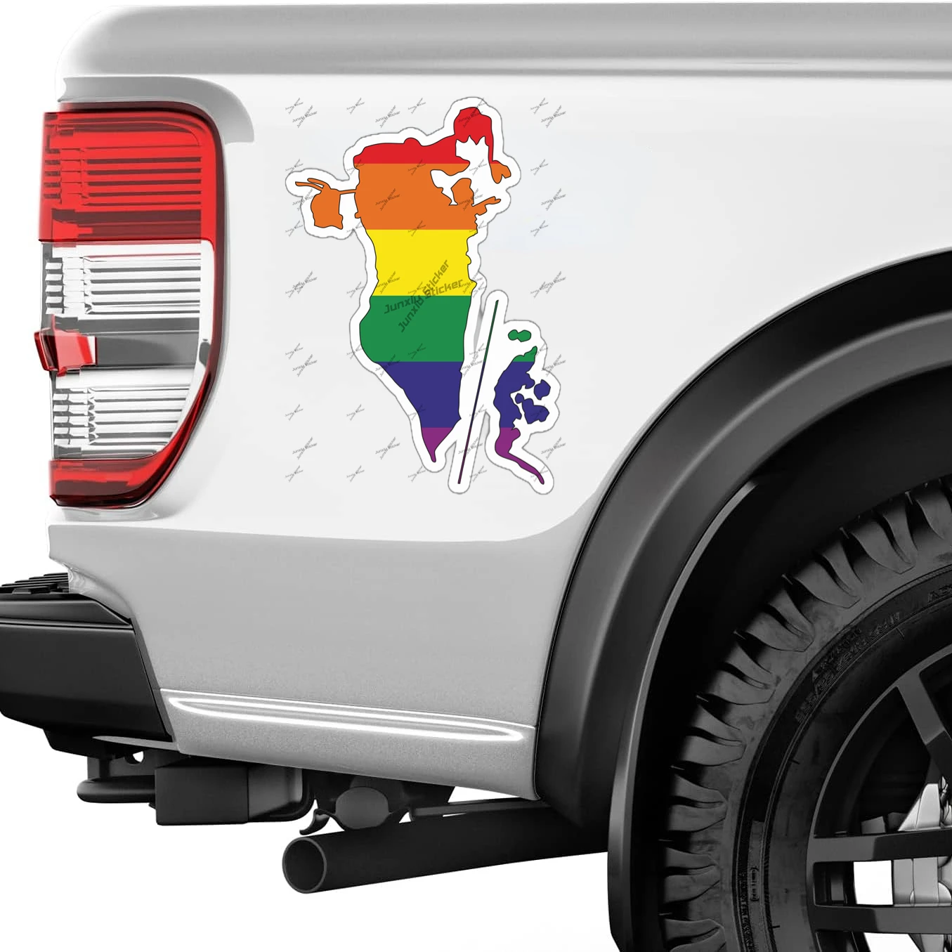 Bahrajn Gay Rainbow kontur fla – Car Accessories Bahrain recenzja i cena