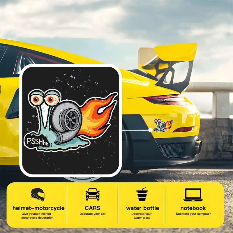 5 szt. Zabawnych naklejek Turb – Car Accessories Sticker recenzja i cena