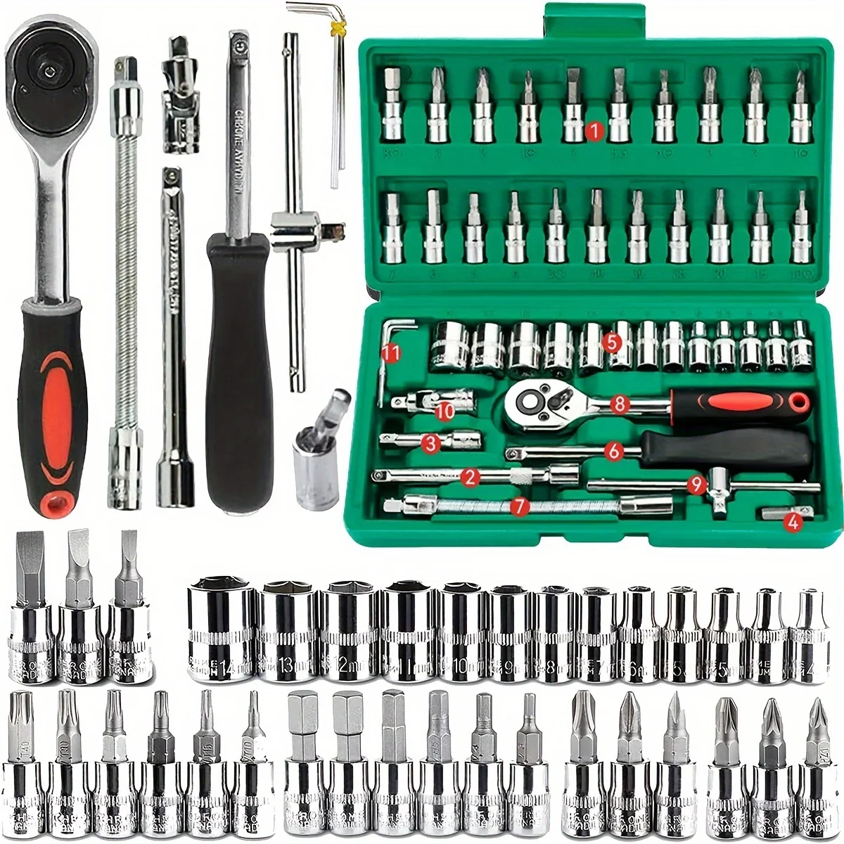 Zestaw kluczy nasadowych 46 sz – Car Accessories Workshop recenzja i cena
