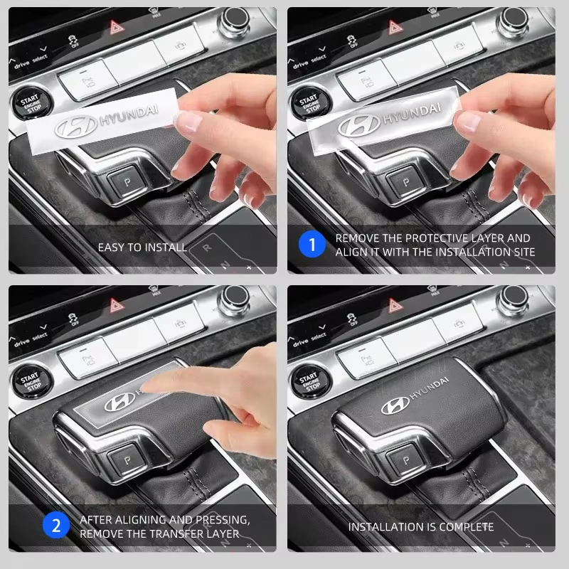 Naklejki 3D Metalowe Ozdoby na – Car Accessories Sticker recenzja i cena