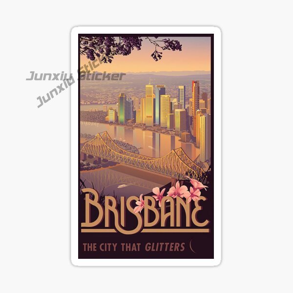 Naklejka na samochód BRISBANE  – Car Accessories Brisbane recenzja i cena