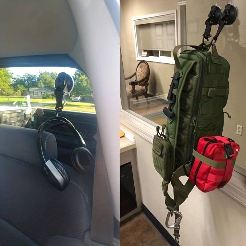 4 szt. Haki mocujące z przyssa – Car Accessories For Camping recenzja i cena