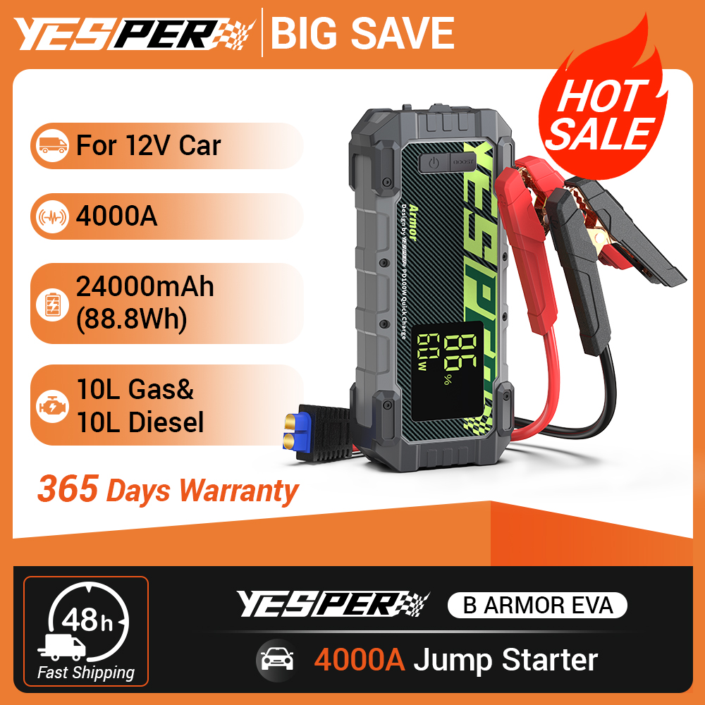 YESPER 4000A 10L Rozrusznik do – Portable Jump Starter recenzja i cena